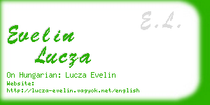 evelin lucza business card